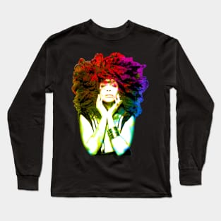 Erykah Badu RNB Watercolor Long Sleeve T-Shirt